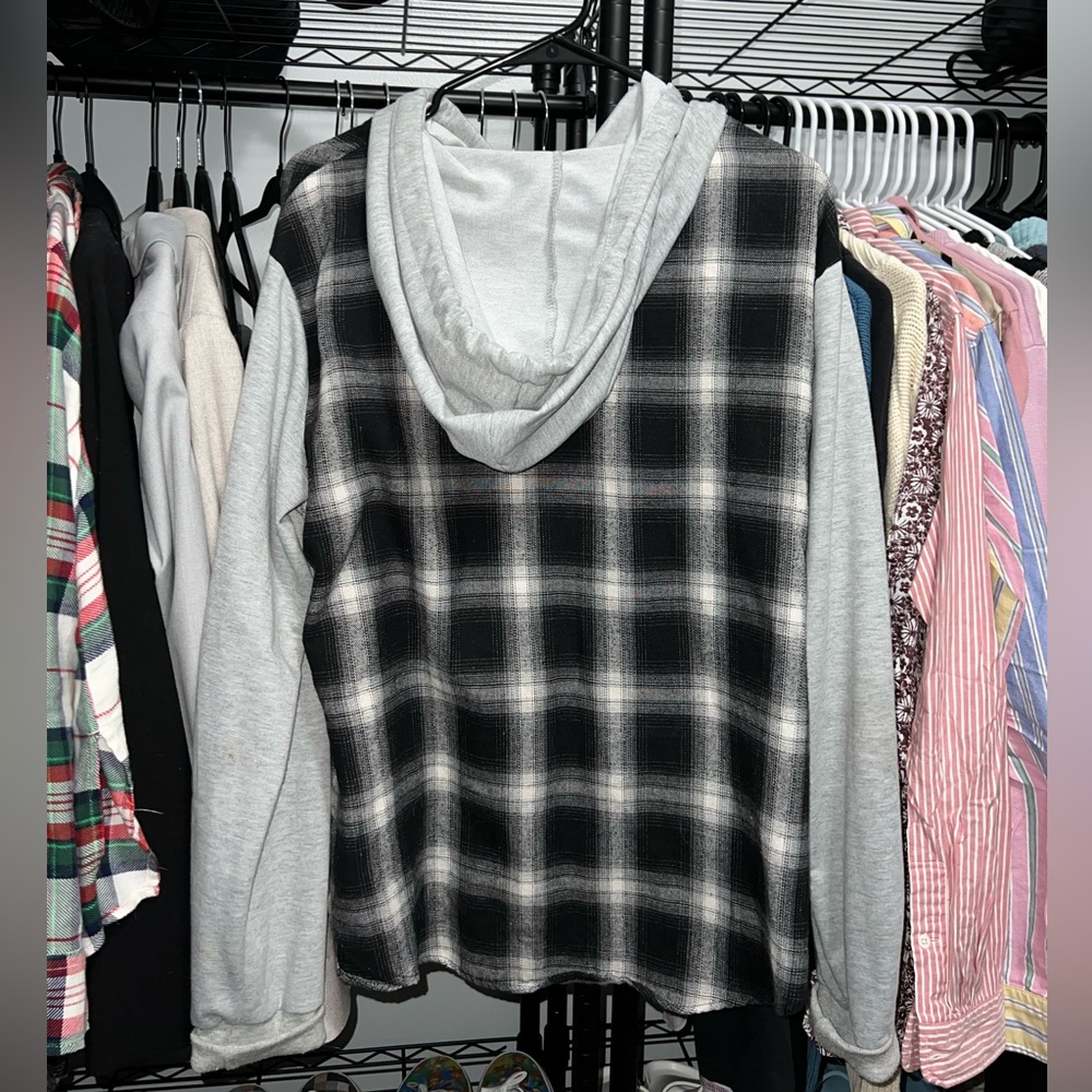 Hooded Flannel - Picture 2 of 2